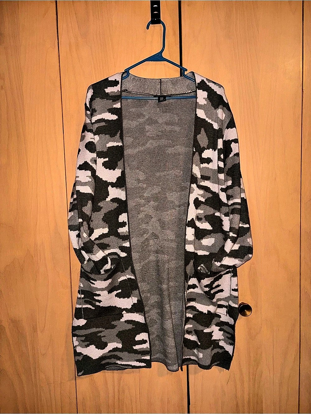 Rachel Zoe Camo Cardigan in Green & Black Size Medium